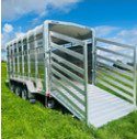 M-TEC 14FT X 6FT Tri-Axle Livestock Trailer